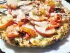Кето Пица с блат от карфиол и шунка
