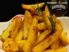 Хрустящая жгучая картошка с розмарином в духовке