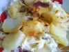 Пикантни картофи с гъби на фурна