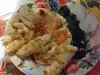 Пилешко филе с майонеза и пармезан върху канапе от спанак