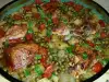 Appetizing Chicken with Peas and Potatoes