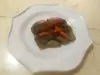 Мариновано пилешко с моркови и тиквички