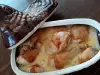 Chicken with Grated Potatoes in Clay Pot