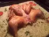 Цыпленок, запеченный целиком в духовке с рисом