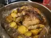 Печено пиле с картофи в плик