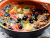 Onion Chicken Stew with Olives