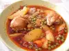 Chicken Stew with Peas and Potatoes