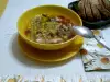 Пилешка супа с царевица и чушки
