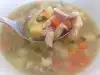 Пилешка супа с целина и зеленчуци