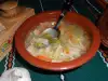 Лека пилешка супа със зеленчуци