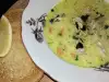 Супа от пилешки фенер с варена застройка
