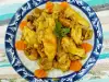 Aromatic Chicken Juliennes with Curry