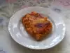 Пилешко филе на канапе от картофено пюре