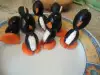 Новогодишни пингвини от маслини и сирене
