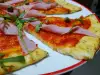 Pizza keto con base de coliflor