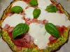 Low Carb Pizza with Zucchini Base