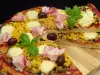 Пица Капричоза с хамон и царевица