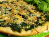 Зелена пица със спанак