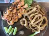 Calamari and Shrimp Platter