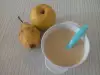 Каша с плодове за бебе