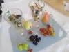 Salata sa kruškama, grožđem i plavim sirom