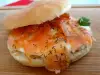 Domaći sendviči sa krem sirom i lososom