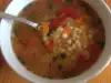 Постный фасолевый суп без зажарки
