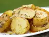 Быстрая картошка с тимьяном на сковороде