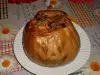 Празнична пълнена тиква с ядки и сушени плодове за Хелоуин