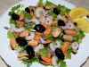 Prolećna salata sa morskim plodovima