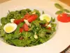 Prolećna salata sa spanaćem i prepeličijim jajima