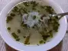 Пуешка супа със салвия и оризово фиде