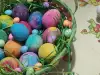 Боядисване на яйца с акрилна боя