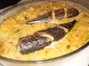Makrelen mit Sauerkraut und Reis