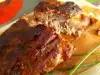Свински ребра на фурна с барбекю сос