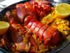 Oven-Baked Lobster and Rice