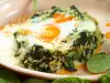 Oven-Made Spinach with Rice