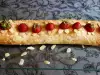 Meringue Roll with Mascarpone and Strawberries