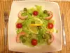 Dietary Salad with Celery and Shrimp