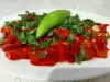 Salata od paprika u teglama
