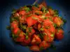 Zdrava paradajz salata sa tuštom