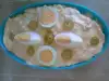 Салата от яйца със сос