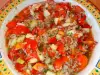 Доматена витаминозна салата с гречка и майорана