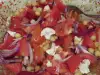 Salata sa leblebijama, karfiolom i paradajzom