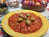Salata od pečenih crvenih paprika i maslina
