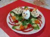 Великденска салата с пиленца от яйца