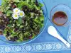 Prolećna salata sa prosom i medenim dresingom
