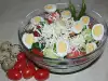 Sveža salata sa prepeličijim jajima