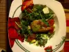 Spring Salad with Arugula and Shrimp