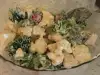 Лесна салата с карфиол и броколи